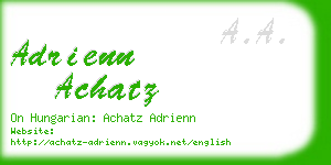 adrienn achatz business card